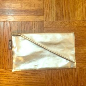 Silver amika snap close bag